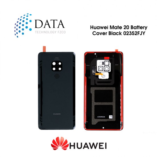 Huawei Mate 20 (HMA-L09, HMA-L29) Battery Cover Black 02352FJY