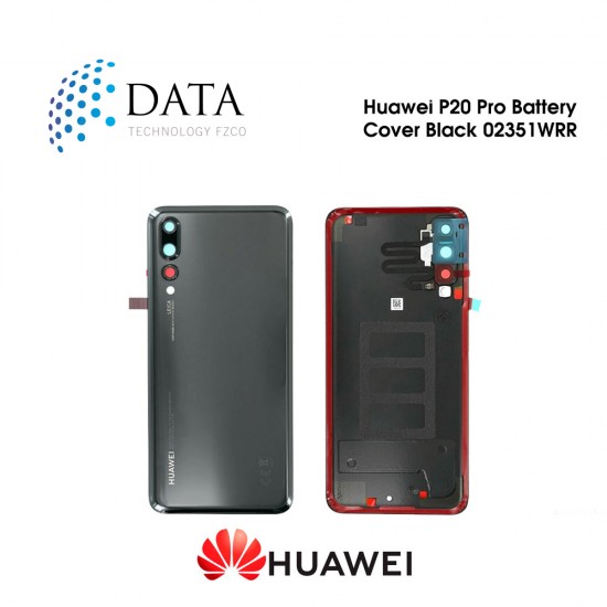 Huawei P20 Pro (CLT-L29) Battery Cover Black 02351WRR