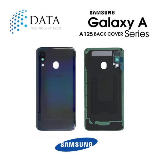 Samsung Galaxy A12 (SM-A125) Battery Cover Black GH82-24487A