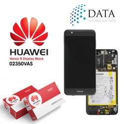 Huawei Honor 8 -LCD Display + Touch Screen + Battery - Black 02350VAS