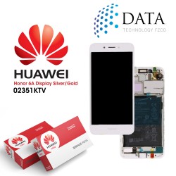 Huawei Honor 6A -LCD Display + Touch Screen - Battery - Gold / Silver - 02351KTV
