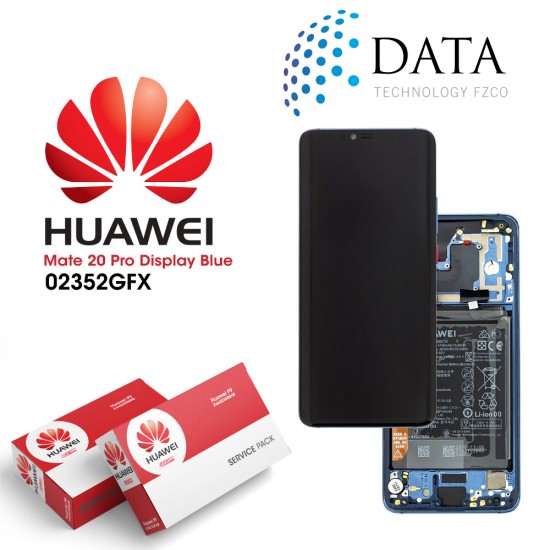 Huawei Mate 20 Pro (LYA-L09, LYA-L29, LYA-L0C) -LCD Display + Touch Screen + Battery Midnight Blue 02352GFX