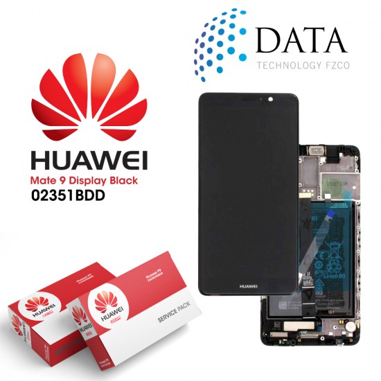 Huawei Mate 9 -LCD Display + Touch Screen + Battery Black 02351BDD