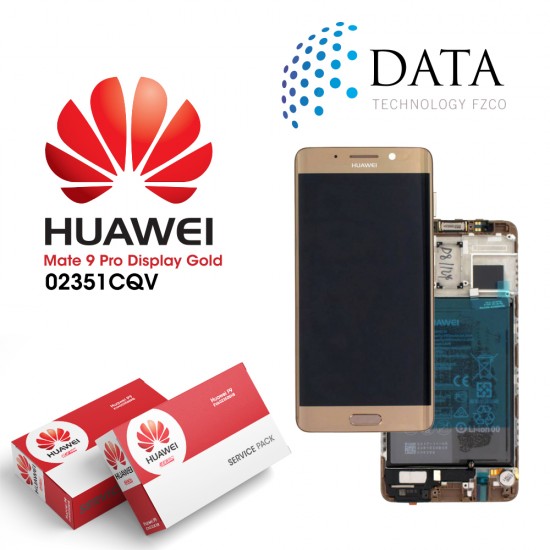 Huawei Mate 9 Pro -LCD Display + Touch Screen + Battery Gold 02351CQV
