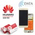 Huawei P10 Lite (WAS-L21) -LCD Display + Touch Screen + Battery Gold 02351FSN