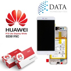 Huawei P10 Lite (WAS-L21) -LCD Display + Touch Screen + Battery White 02351FSC OR 02351FSB