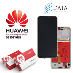 Huawei P20 Lite (ANE-L21) -LCD Display + Touch Screen + Battery Gold 02351WRN