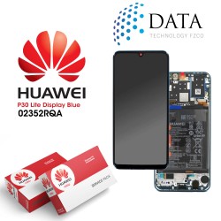 Huawei P30 Lite (MAR-LX1A MAR-L21A) -LCD Display + Touch Screen + Battery peacock Blue 02352RQA