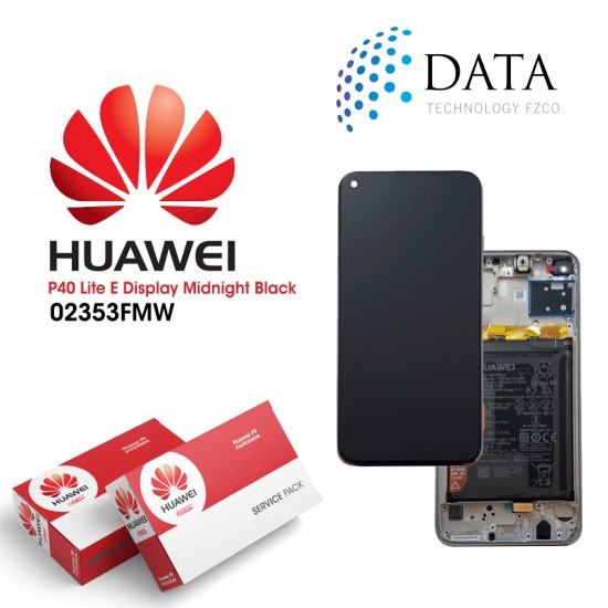 Huawei P40 Lite E (ART-L28 ART-L29) -LCD Display + Touch Screen + Battery Midnight Black 02353FMW