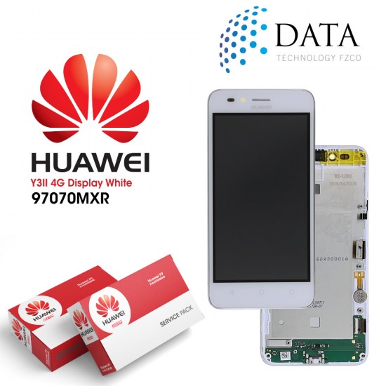 Huawei Y3 II 2016 4G (LUA-L21) -LCD Display + Touch Screen White 97070MXR