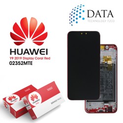 Huawei Y9 2019 (JKM-L23 JKM-LX3) -LCD Display + Touch Screen + Battery Coral Red 02352MTE