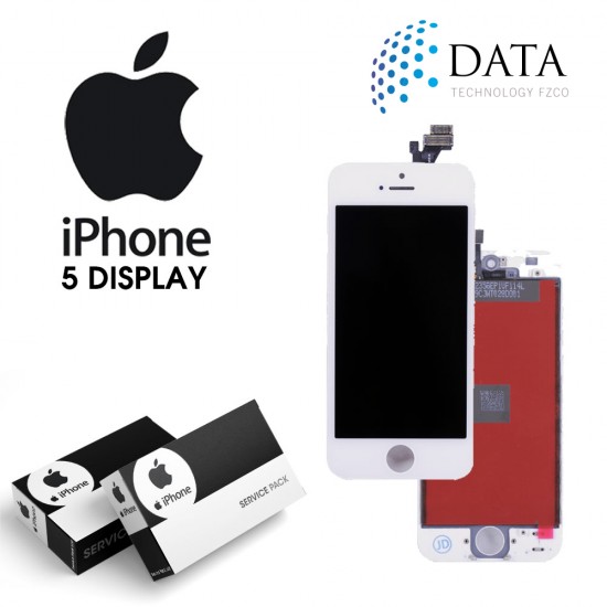 -LCD Display + Touch Screen White for iPhone 5 -LCD Display + Touch Screen White for iPhone 5