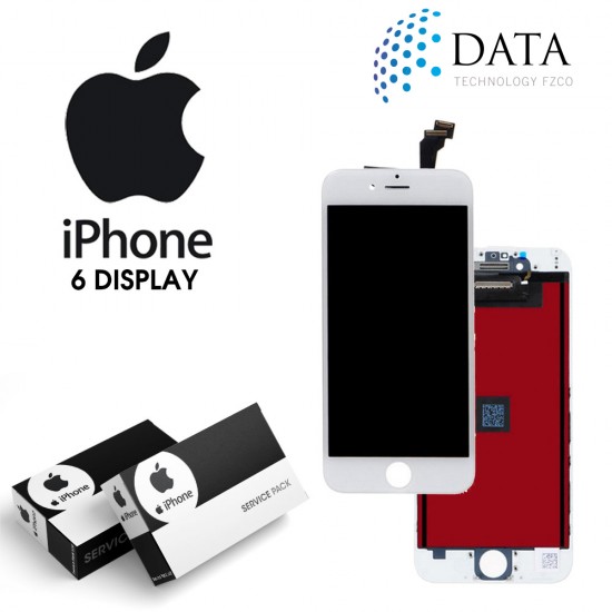 -LCD Display + Touch Screen White for iPhone 6