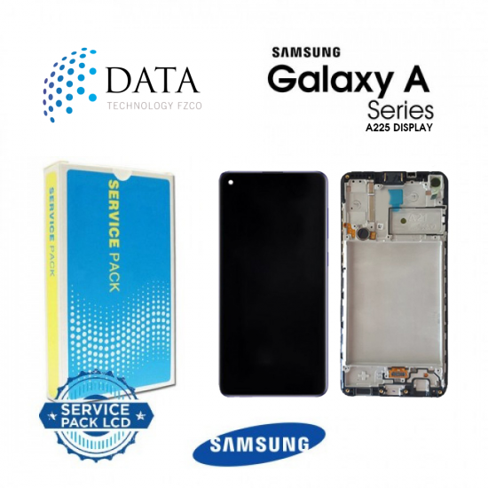 Samsung Galaxy A22 (SM-A225F 4G ) -LCD Display + Touch Screen Black ( with frame ) GH82-26241A