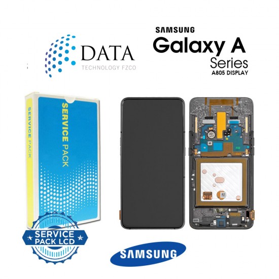 Samsung Galaxy A80 (SM-A805F) -LCD Display + Touch Screen Phantom Black GH82-20348A