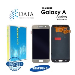 Samsung Galaxy A7 2017 (SM-A720F) -LCD Display + Touch Screen Gold GH97-19723B