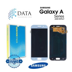 Samsung Galaxy A5 2017 (SM-A520F) -LCD Display + Touch Screen Blue GH97-19733C