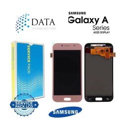 Samsung Galaxy A5 2017 (SM-A520F) -LCD Display + Touch Screen Pink GH97-19733D