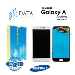 Samsung Galaxy A8 2018 (SM-A800F) -LCD Display + Touch Screen White GH97-17696A