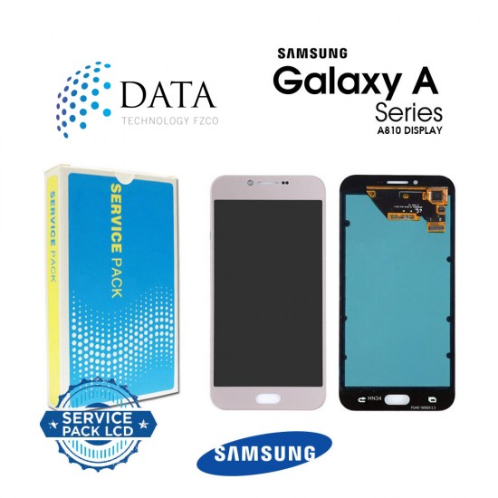 Samsung SM-A810 Galaxy A8 (2016) -LCD Display + Touch Screen - Pink - GH97-19655B