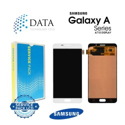 Samsung Galaxy A7 2016 (SM-A710F) -LCD Display + Touch Screen White GH97-18229C
