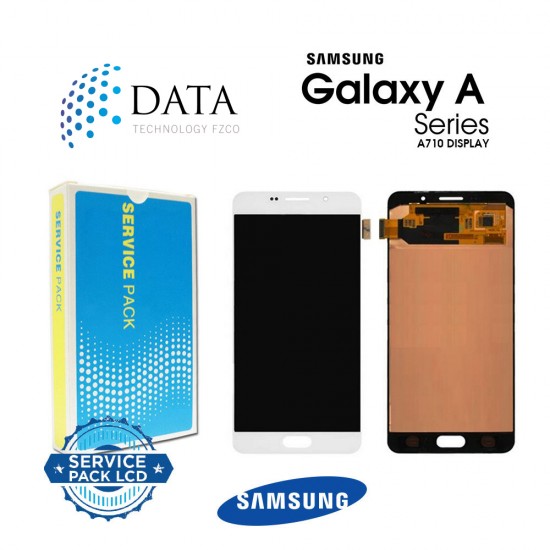 Samsung Galaxy A7 2016 (SM-A710F) -LCD Display + Touch Screen White GH97-18229C