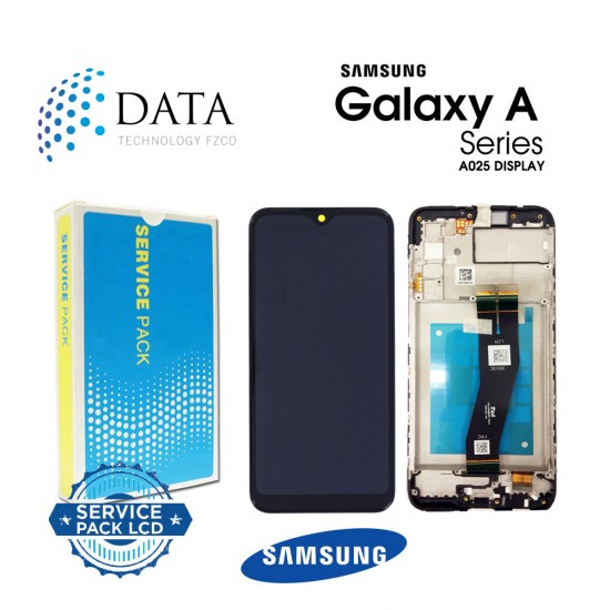 Samsung SM-A025G Galaxy A02s -LCD Display + Touch Screen Black - GH81-20181A
