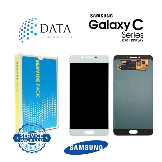 Samsung Galaxy C7 Pro (SM-C701F) -LCD Display + Touch Screen Black White GH97-19135A