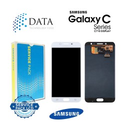 Samsung Galaxy C8 (SM-C710F) -LCD Display + Touch Screen White GH97-21073B