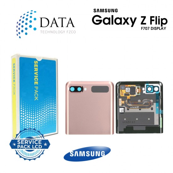 Samsung Galaxy Z Flip (SM-F707 5G 2020) -LCD Display + Touch Screen Mystic Bronze GH96-13806B
