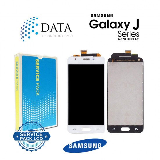Samsung SM-G570 Galaxy On5 / J5 Prime -LCD Display + Touch Screen - White - GH96-10325B