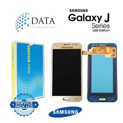 Samsung SM-J200 Galaxy J2 -LCD Display + Touch Screen - Gold - GH97-17940B