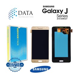 Samsung Galaxy J5 2016 (SM-J510F) -LCD Display + Touch Screen Gold GH97-19466A