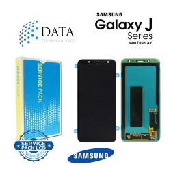 Samsung Galaxy J6 (SM-J600F) -LCD Display + Touch Screen Black GH97-21931A