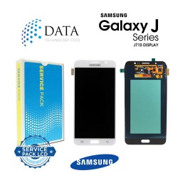 Samsung Galaxy J7 2016 (SM-J710F) -LCD Display + Touch Screen White GH97-18931C