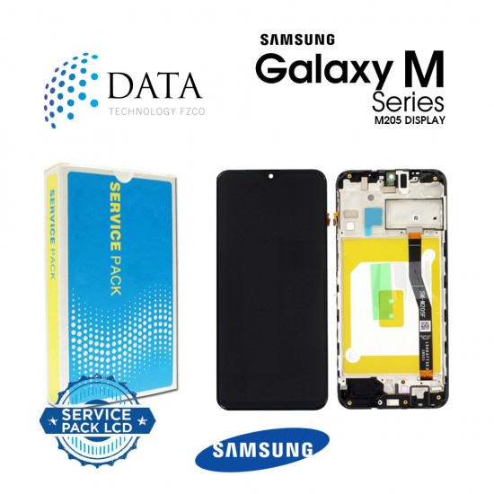 Samsung Galaxy M20 (SM-M205F) -LCD Display + Touch Screen Black GH82-18682A