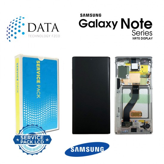 Samsung SM-N970 Galaxy Note 10 -LCD Display + Touch Screen - Aura White - GH82-20818B OR GH82-20817B Samsung SM-N970 Galaxy Note 10 -LCD Display + Touch Screen - Aura White - GH82-20818B OR GH82-20817B
