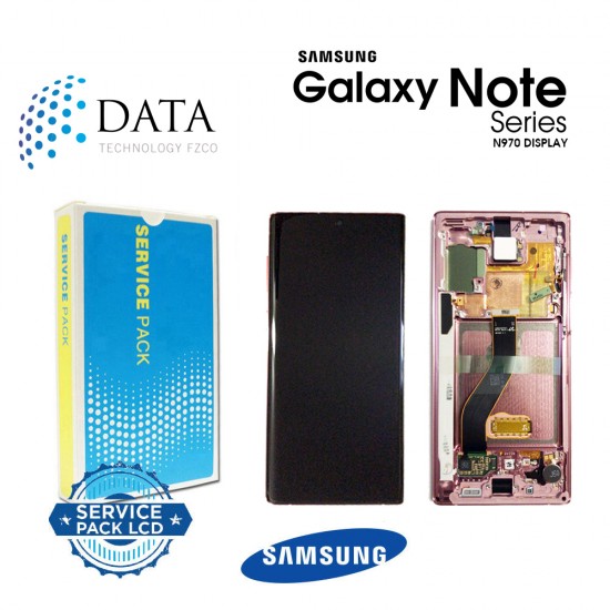 Samsung SM-N970 Galaxy Note 10 -LCD Display + Touch Screen - Aura Pink - GH82-20818F OR GH82-20817F