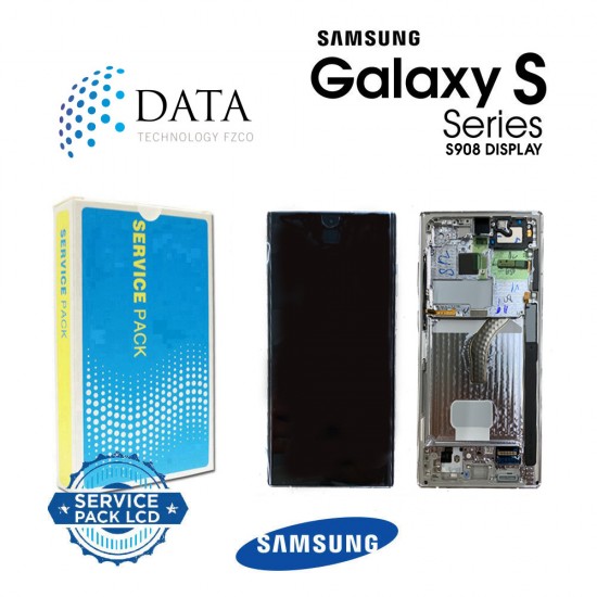 Samsung SM-S908 Galaxy S22 Ultra ( 2022 ) -LCD Display + Touch Screen Black GH82-27488A OR GH82-27489A