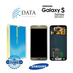 Samsung Galaxy S5 Mini (SM-G800F) -LCD Display + Touch Screen Gold GH97-16147D