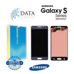 Samsung Galaxy Alpha (G850F) -LCD Display + Touch Screen Blue GH97-16386C