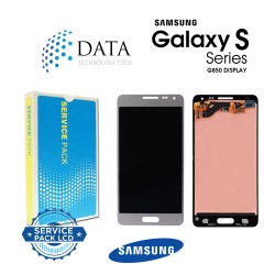 Samsung Galaxy Alpha (G850F) -LCD Display + Touch Screen Silver GH97-16386E