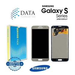 Samsung Galaxy S5 (SM-G900F) -LCD Display + Touch Screen Gold GH97-15959D