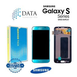 Samsung Galaxy S6 (SM-G920F) -LCD Display + Touch Screen Blue GH97-17260D