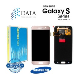 Samsung Galaxy S7 (SM-G930F) -LCD Display + Touch Screen Pink GH97-18523E