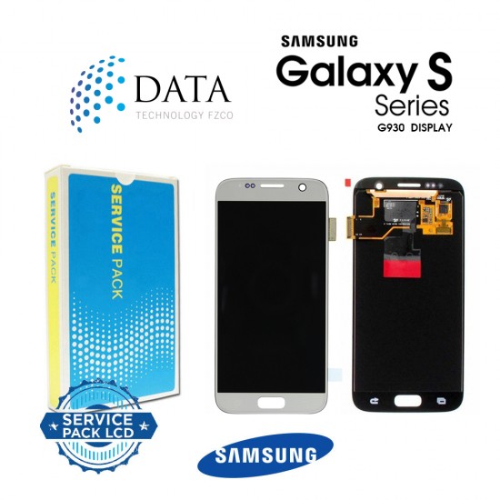 Samsung Galaxy S7 (SM-G930F) -LCD Display + Touch Screen Silver GH97-18523B