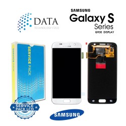 Samsung Galaxy S7 (SM-G930F) -LCD Display + Touch Screen White GH97-18523D