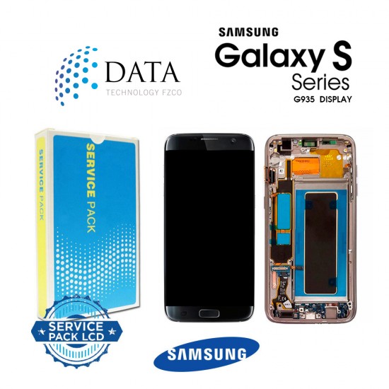 Samsung Galaxy S7 Edge (SM-G935F) -LCD Display + Touch Screen Coral Blue GH97-18533G