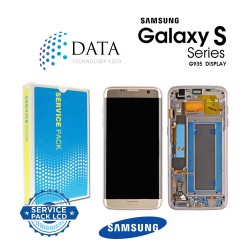 Samsung Galaxy S7 Edge (SM-G935F) -LCD Display + Touch Screen Gold GH97-18533C