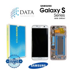 Samsung Galaxy S7 Edge (SM-G935F) -LCD Display + Touch Screen White GH97-18533D